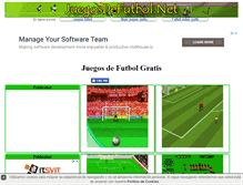 Tablet Screenshot of juegosdefutbol.net