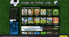 Desktop Screenshot of juegosdefutbol.info